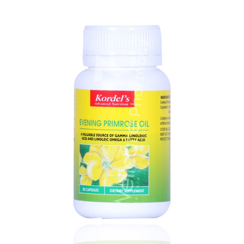 كبسولات زيت زهرة الربيع Kordel S Eve Primrose 30 كبسولة Al Marwa Pharmacy Qatar