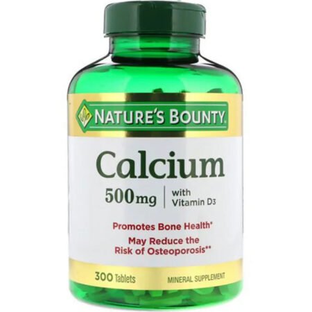 nature’s bounty Calcium 500 with D3 60 Tablets