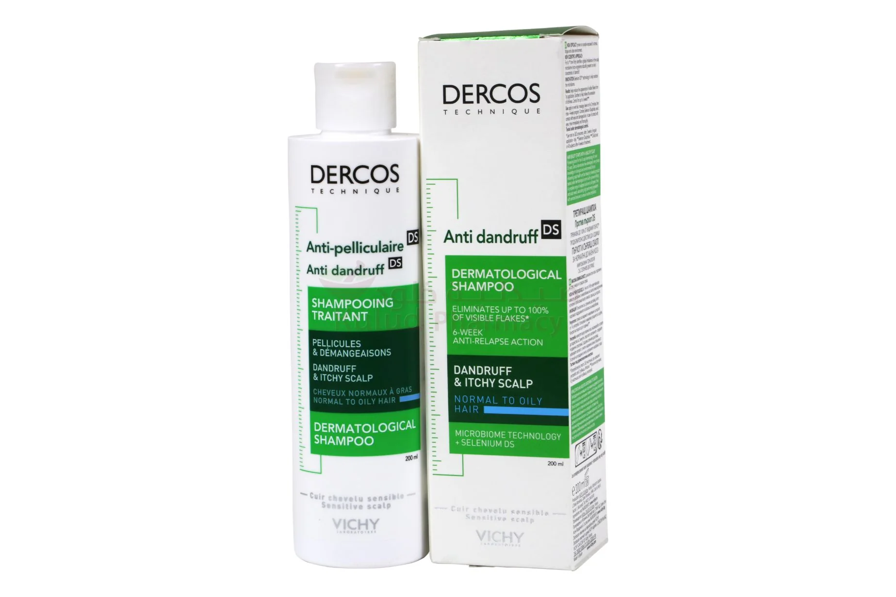 Vichy Dercos Anti Dandruff Normal To Oily Hair Shampoo 200ml